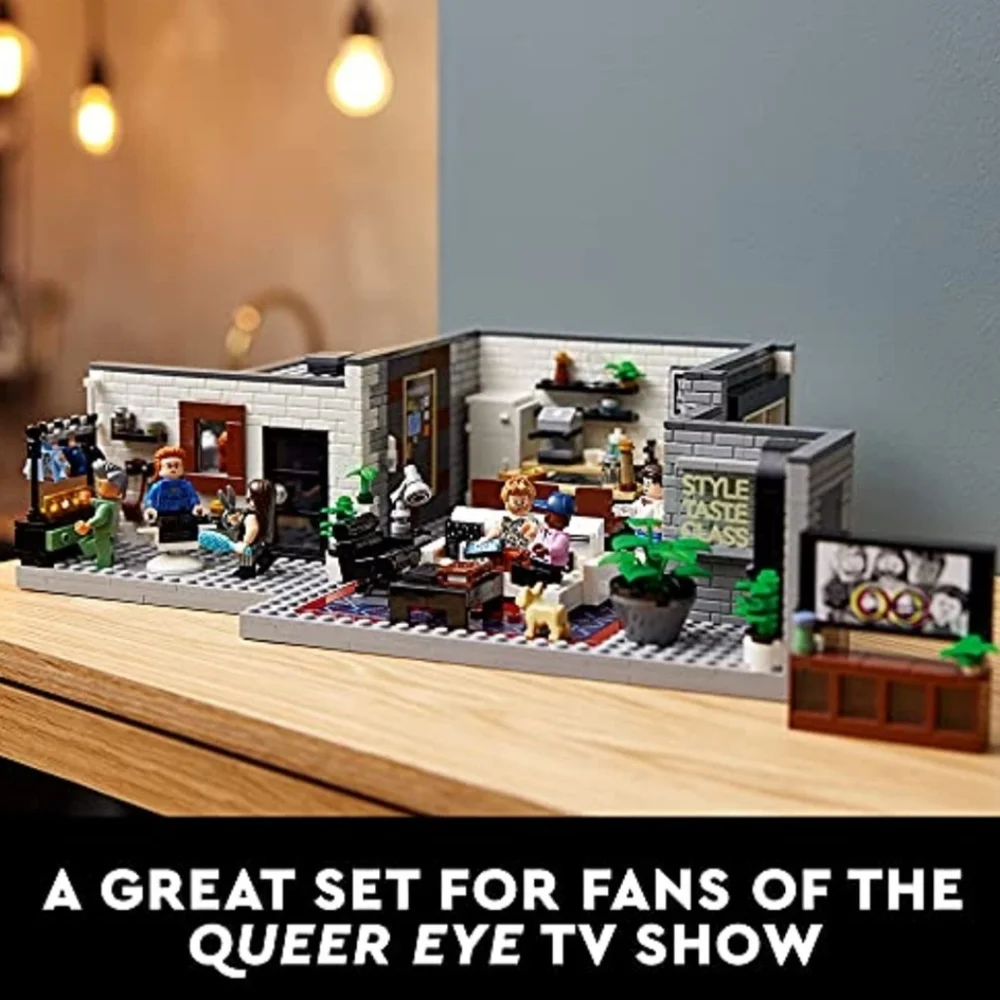 Retired Queer Eye Lego- The Fab 5 Loft 10291 Building Kit